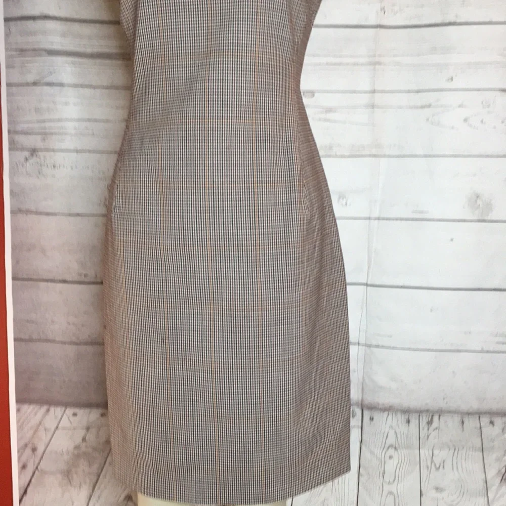 THEORY NWT FINE WOOL PENCIL SHEATH DRESS - Picture 3 of 11